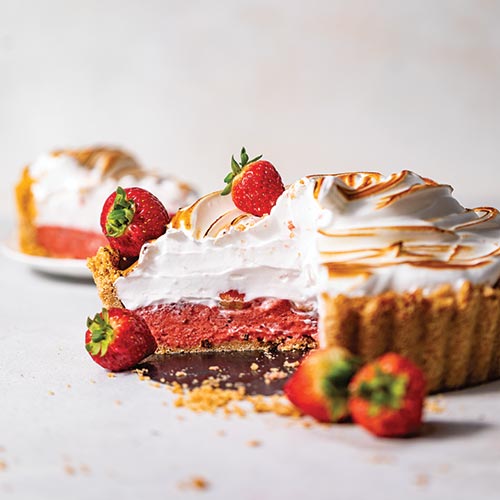 Strawberry Meringue Pie