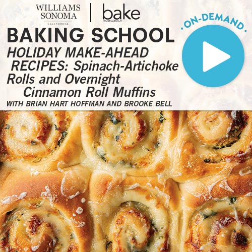 Baking School On-Demand: Holiday Make-Ahead Recipes 2023