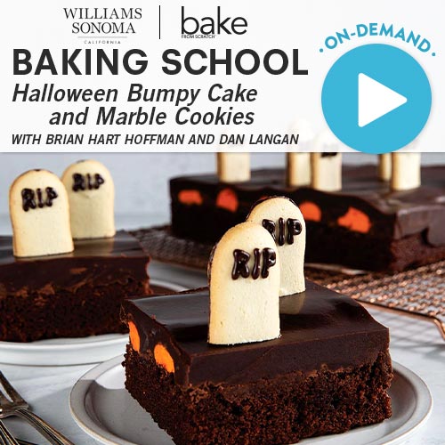 Baking School On-Demand: Halloween Bumpy Cake and Marble Cookies 2023