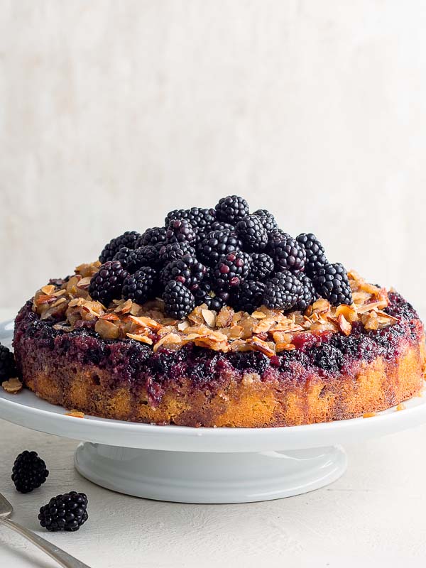 Blackberry-Almond Upside-Down Cake