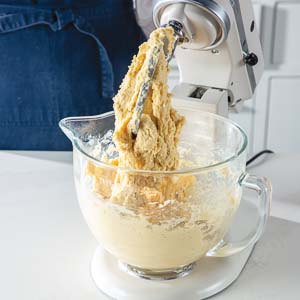 Mixing dough