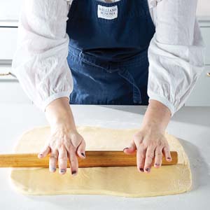Rolling out dough