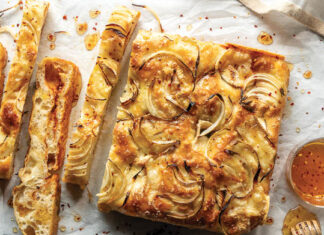 Harissa and Brie Focaccia Harissa and Brie Focaccia