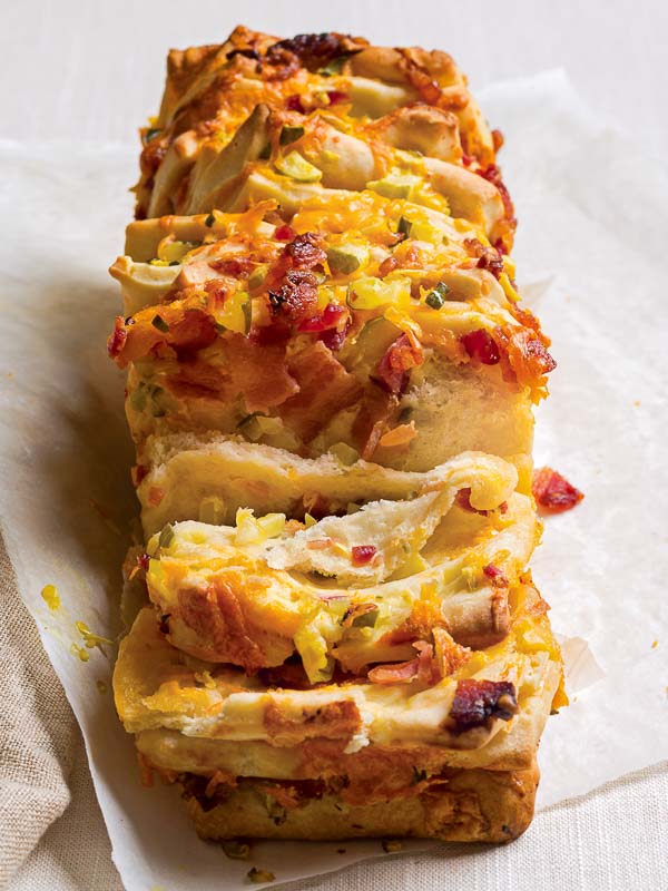 Maple-Bacon Cheddar Pickle Loaf