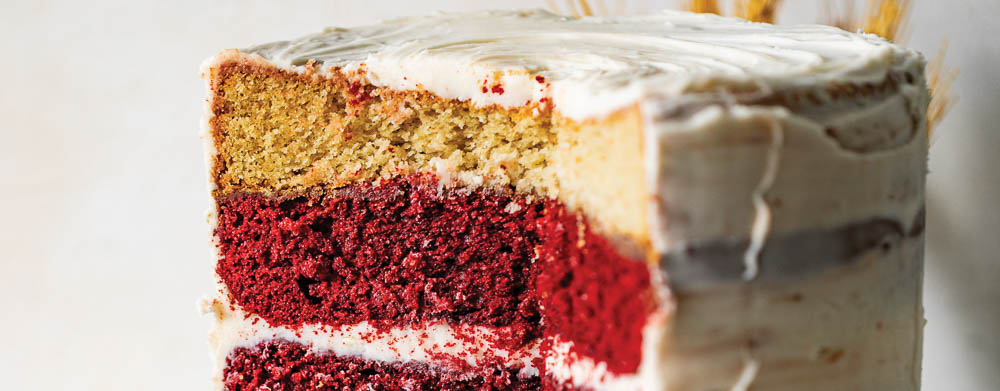 Red Velvet Tuxedo Cake-5Header Red Velvet Tuxedo Cake