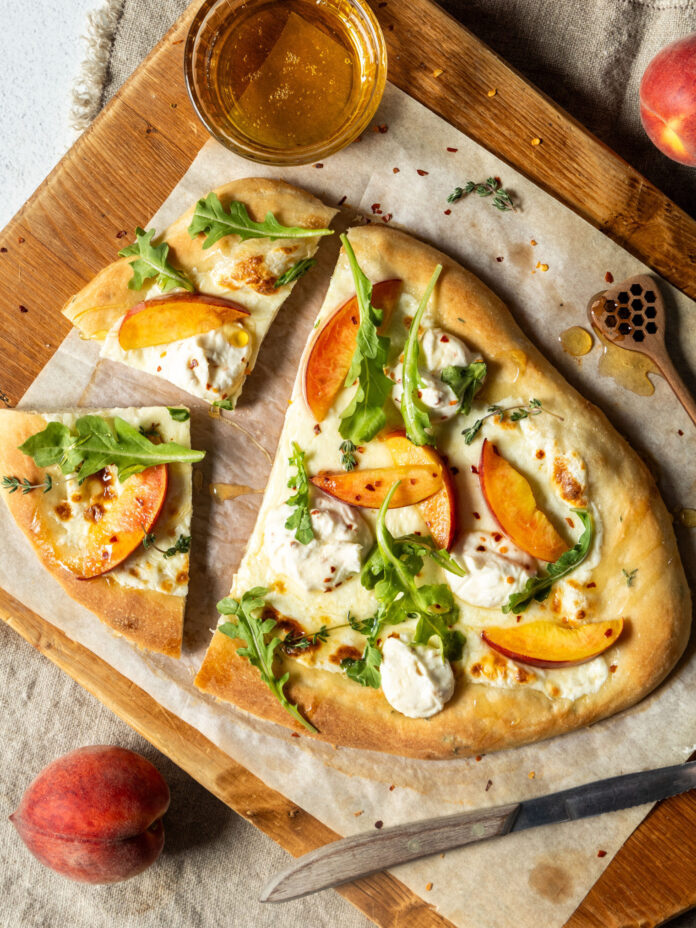 Peach Flatbread