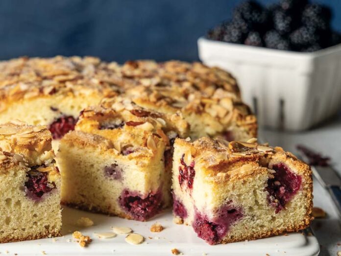 Blackberry-Almond Snack Cake