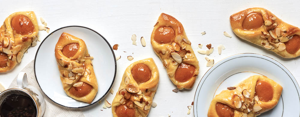 Gold Medal Apricot Brioche Tarts