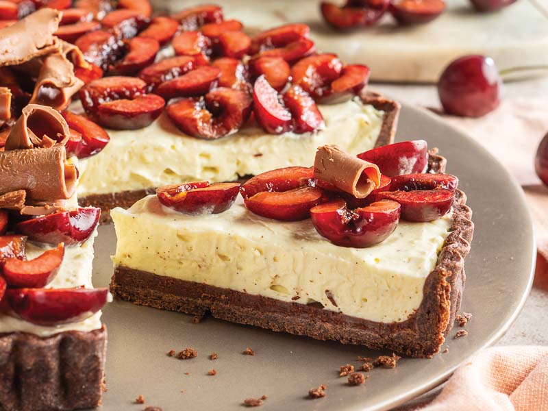 Chocolate Cherry Tart