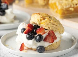 Berry-and-Sweet Corn Shortcakes Berries-and-Cream Corn Shortcakes