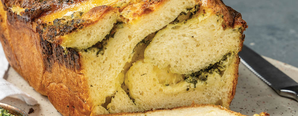 Pesto-Swirled Babka