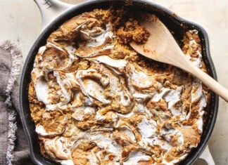 Peanut Butter-Marshmallow Skillet Cookie Peanut Butter-Marshmallow Skillet Cookie