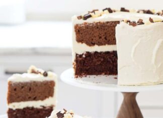 Triple-Chocolate Layer Cake Triple-Chocolate Layer Cake