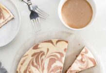 Chai Marble Cheesecake Chai Marble Cheesecake