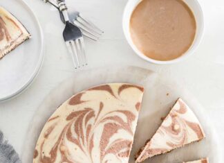 Chai Marble Cheesecake Chai Marble Cheesecake