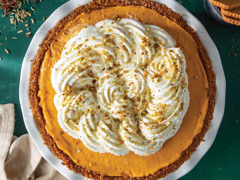 Speculaas-Pumpkin Chiffon Pie