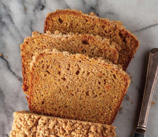 Streusel-Topped Baked Sweet Potato Loaf Streusel-Topped Baked Sweet Potato Loaf
