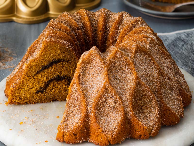 Pumpkin Doughnut Bundt Cake