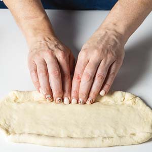 shaping the dough