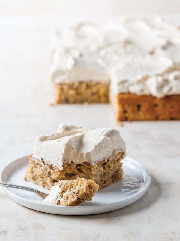 Maple-Pecan Apple Cake with Maple Buttercream