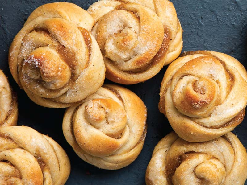 Pear-Cardamom Buns