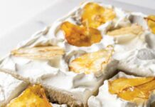 Roasted Pear Cheesecake Bars Roasted Pear Cheesecake Bars