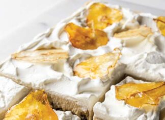 Roasted Pear Cheesecake Bars Roasted Pear Cheesecake Bars