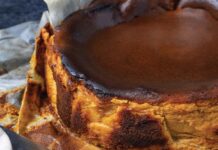 Pumpkin Basque Cheesecake Pumpkin Basque Cheesecake