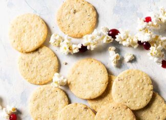Salted Popcorn Shortbread Salted Popcorn Shortbread
