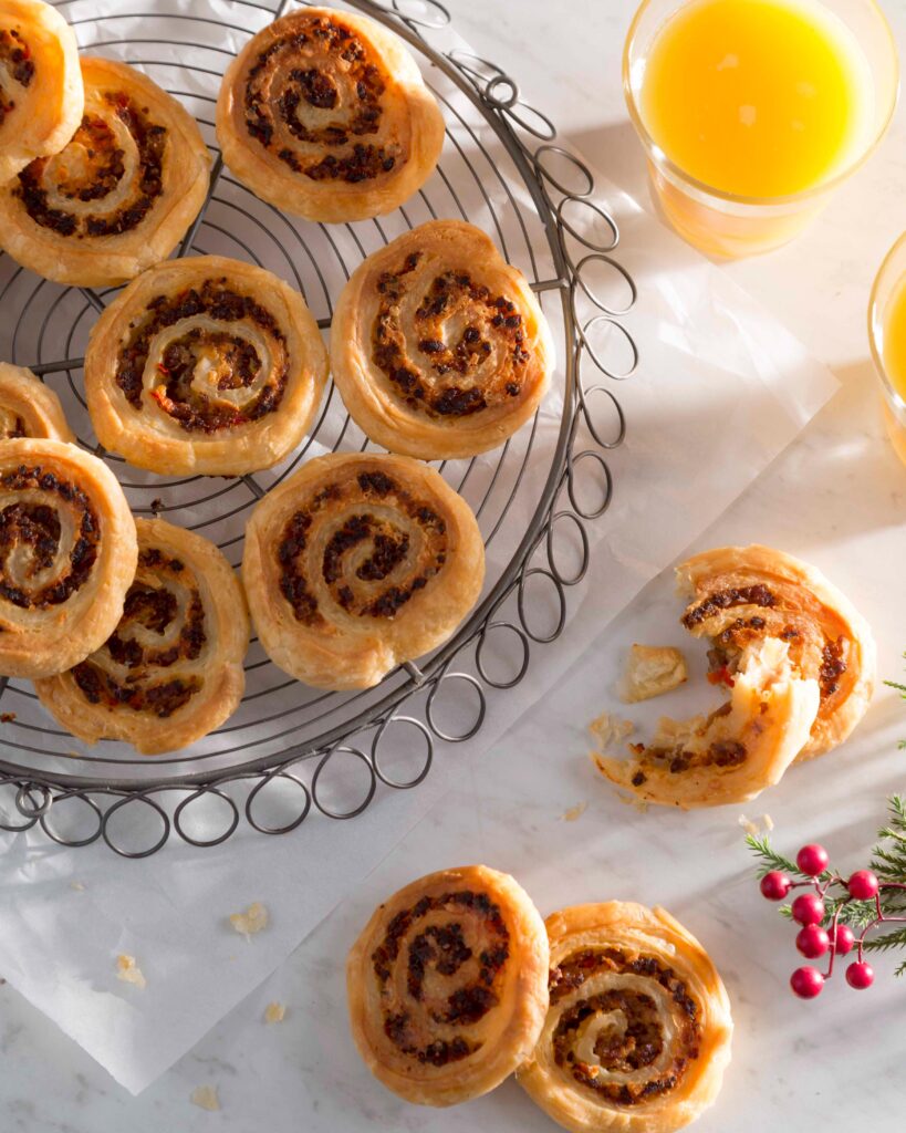 Pinwheels428MBS - Bake from Scratch Puff Pastry and Sausage Pinwheels