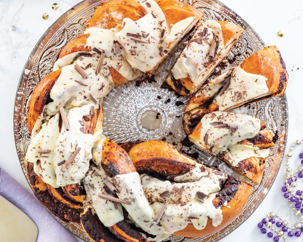 Chocolate Orange King Cake