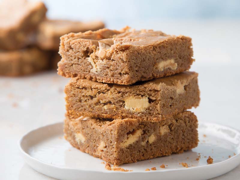 Gingerbread Blondies
