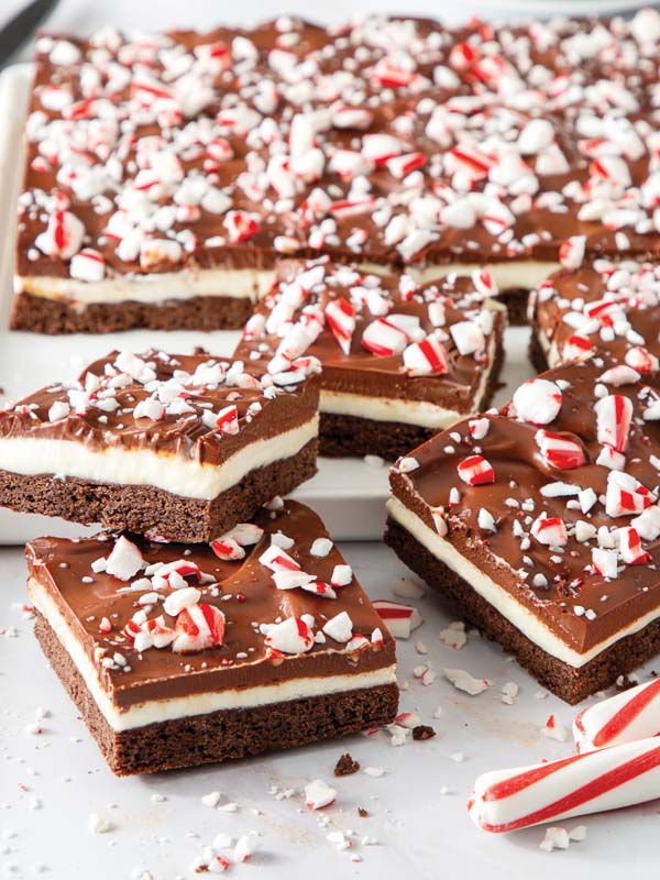 Chocolate Peppermint Dream Bars