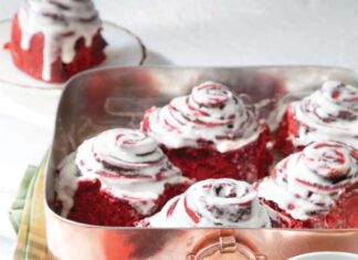 15 Sweet & Savory Holiday Morning Bakes Red Velvet Sweet Rolls