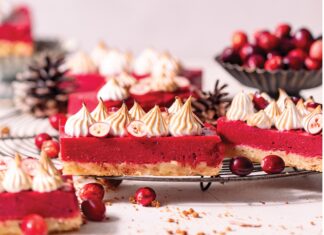 Cranberry Bars with Orange Shortbread Crust Cranberry Bars with Orange Shortbread Crust