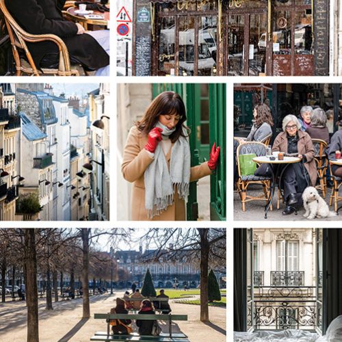 Paris Every Day interior spread collage