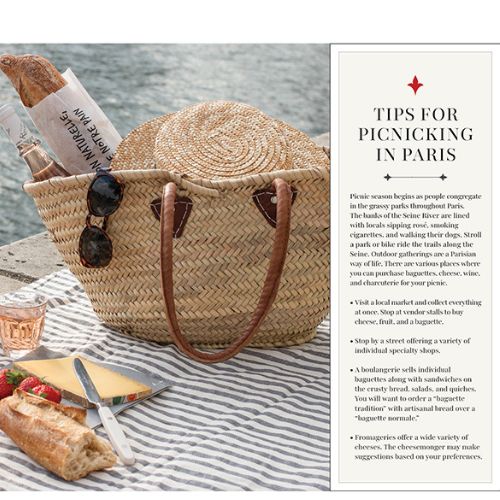 Paris Every Day interior spread tips for picnicking