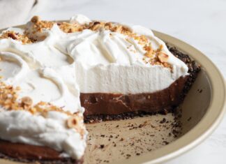 Hazelnut Chocolate Silk Pie Hazelnut Chocolate Silk Pie