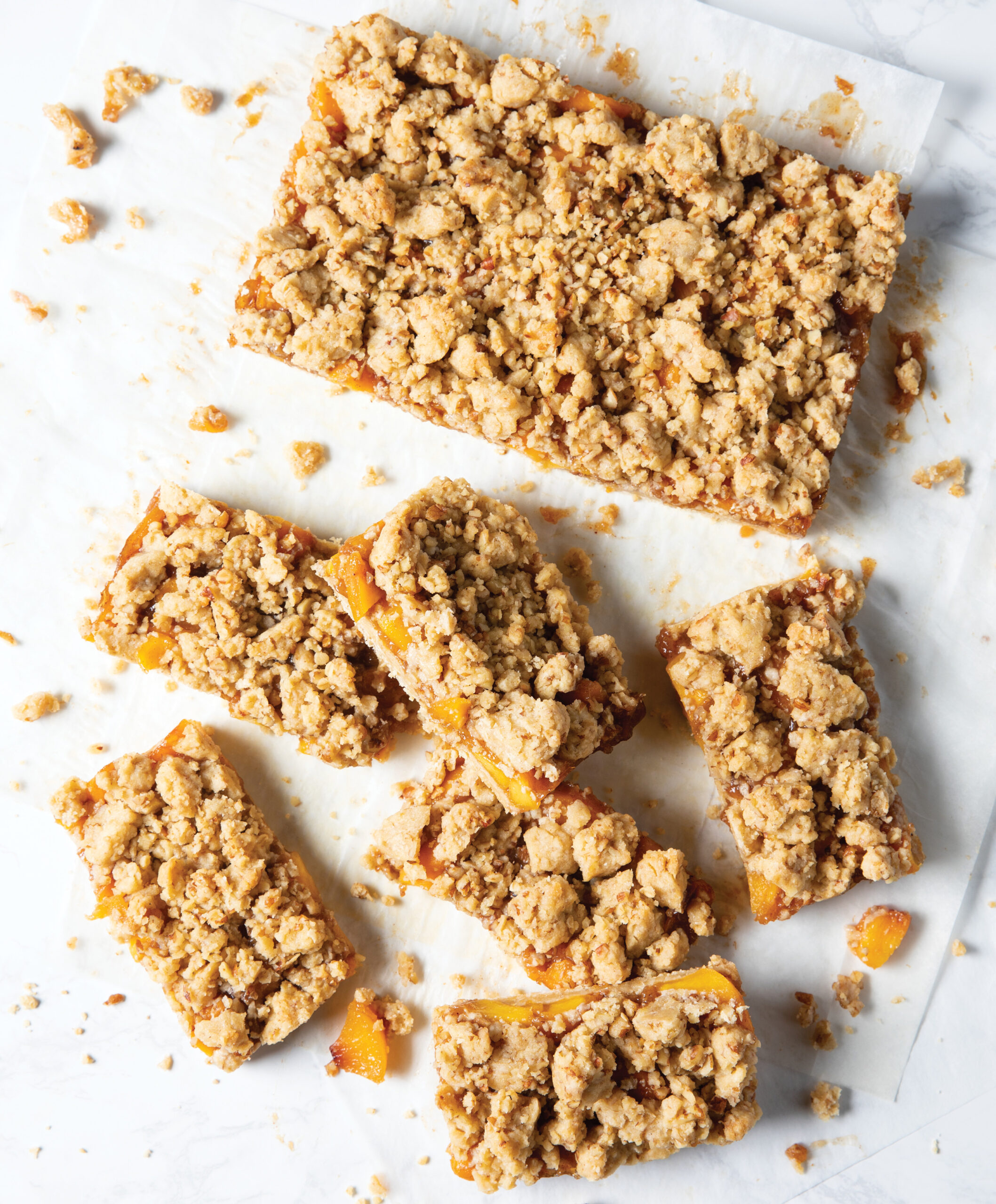 Peach-Pecan Crumble Bars