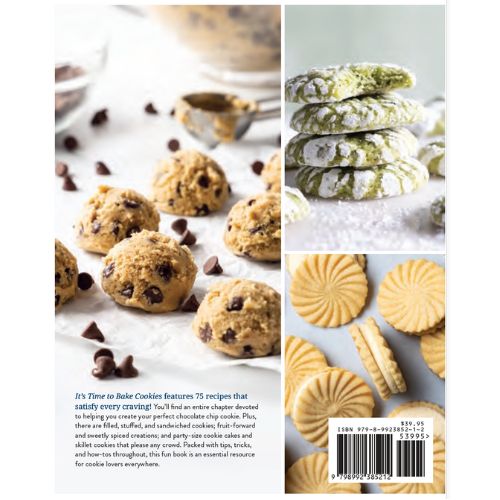 It's Time to Bake Cookies book back cover