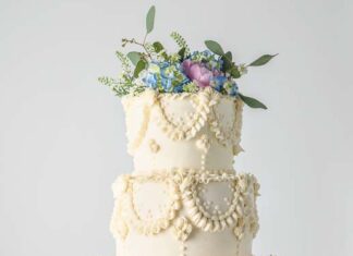 Baking School In-Depth: Strawberries and Cream Wedding Cake Strawberries and Cream Wedding Cake