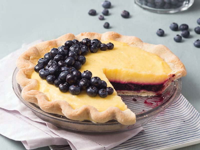 Meyer Lemon & Blueberry Pie