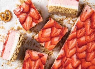 Strawberry-Pretzel Bars Strawberry-Pretzel Bars