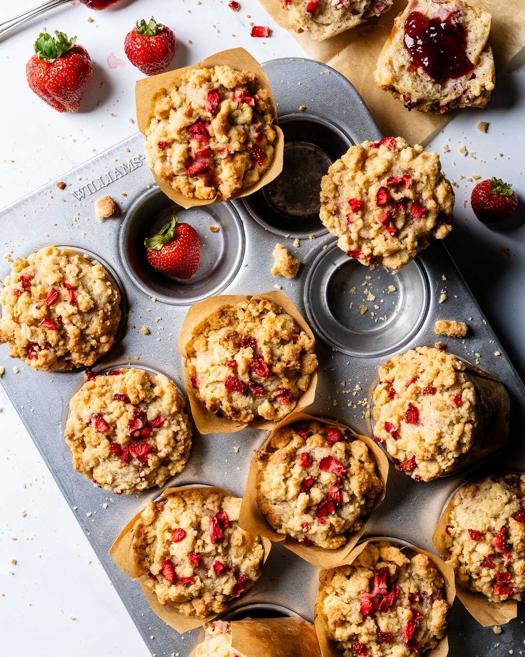 Strawberry-Ricotta Muffins