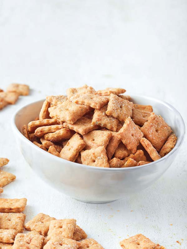 Sourdough Cheese Crackers