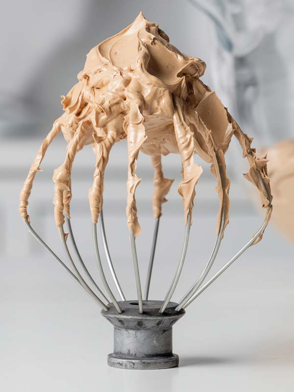 Buttercream on a whick attachment