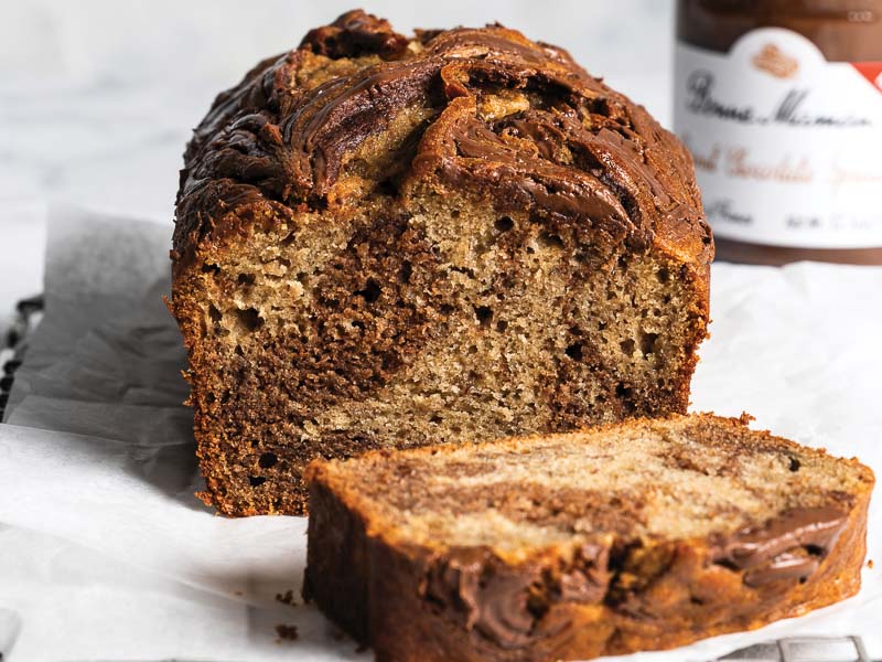 Chocolate-Peanut Swirled Bread