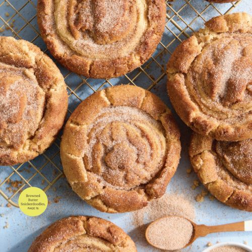 browned butter snicker doodle cookies