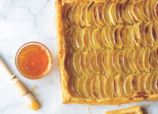 Apple Tart With Cider Glaze
