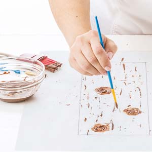 Decorating bark